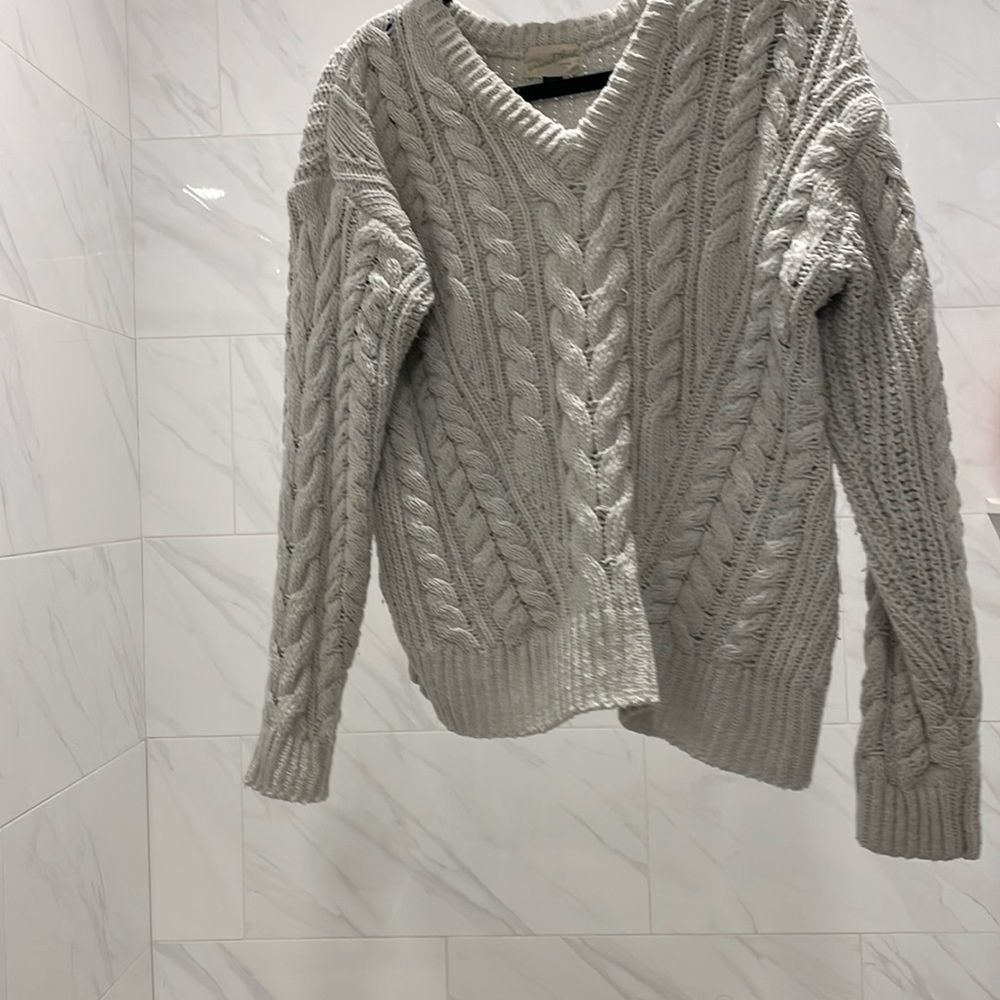 Grey ish white sweater
